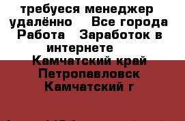 требуеся менеджер (удалённо) - Все города Работа » Заработок в интернете   . Камчатский край,Петропавловск-Камчатский г.